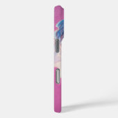 iphone 16 カバー - パープルアウトオブボディーアート (裏面 / 右)
