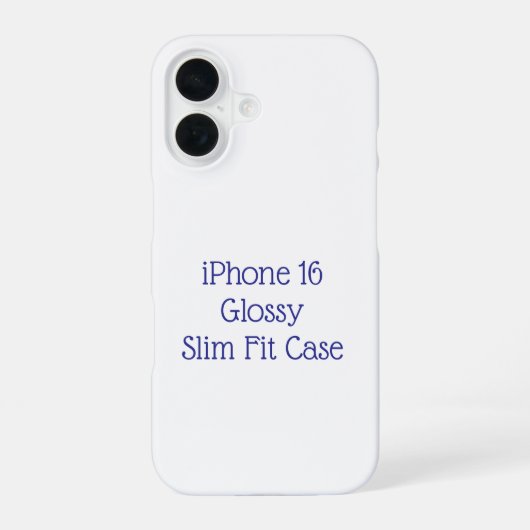 iPhone 16 スリムケース オーダーメイド 16ケース (裏面)