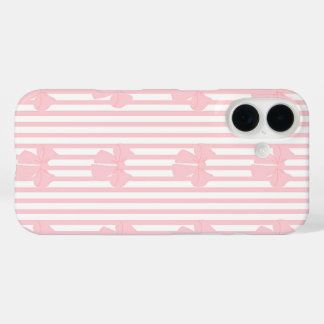 iPhone 16 ピンクリボンデザイン 16ケース