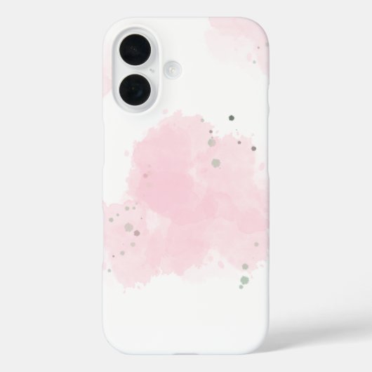 iPhone 16 ピンク かわいい カバー (裏面)