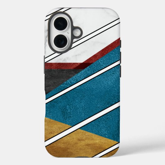iPhone 16 抽象的なケースデザイン Case-Mate iPhoneケース (裏面)