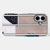 iPhone 16 抽象的なケースデザイン Case-Mate iPhoneケース (裏面 (横))