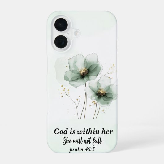 Iphone 16 case, Biblical phrase 16ケース (裏面)