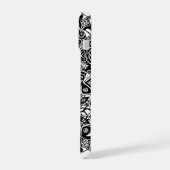 iPhone 16 Case "Golden Nebulae" (monochrome) 15ケース (左側面)