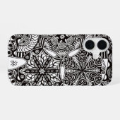 iPhone 16 Case "Golden Nebulae" (monochrome) 16ケース (裏面横)