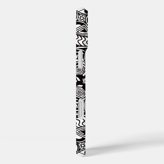 iPhone 16 Case "Golden Nebulae" (monochrome) Case-Mate iPhoneケース (裏面 / 右)