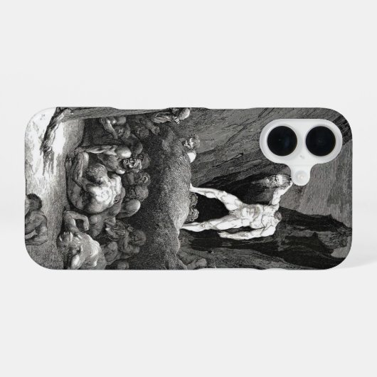 iPhone 16 Case Halloween Art iPhone 16ケース (裏面横)