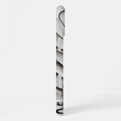 iPHONE 16 CASE & more – 白猫/黒ストライプ猫 iPhoneケース (右側面)