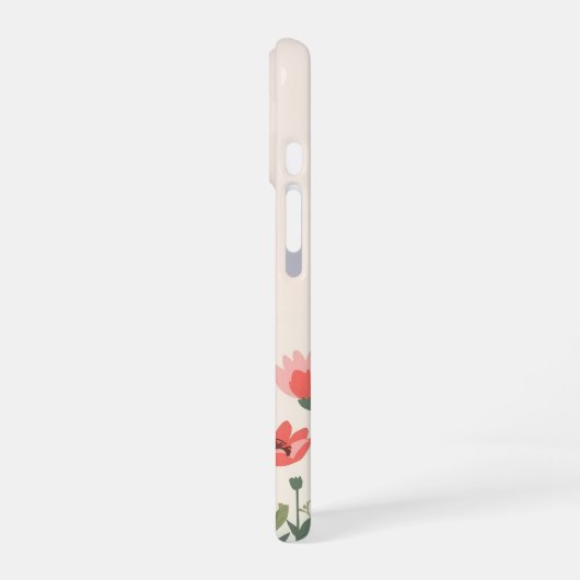 IPhone 16 cute floral case 16ケース (左側面)