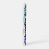 Iphone 16 Gliter phone case with a rose. 16ケース (右側面)