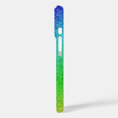 iPhone 16 Hülle Glänzend Regenbogen Glitzer Bunt  Case-Mate iPhoneケース (裏面 / 左)