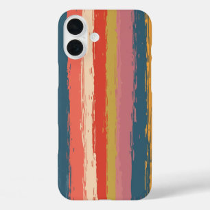 iPhone 16 Plusケース- ストライプの Pattern Plusケース