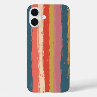 iPhone 16 Plusケース- ストライプの Pattern Plusケース