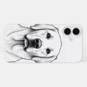 iPhone 16 Plusケース-ラブラドール取得 iPhoneケース (裏面横)