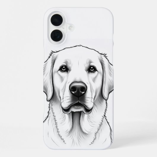 iPhone 16 Plusケース-ラブラドール取得 iPhoneケース (裏面)
