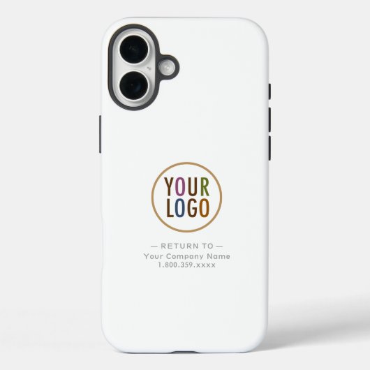 iPhone 16 Plus タフケース メイト カスタム 会社 ロゴ Case-Mate iPhoneケース (裏面)