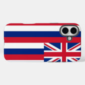 iPhone 16 Plus Case-Mate, Hawaii flag Case-Mate iPhoneケース (裏面 (横))