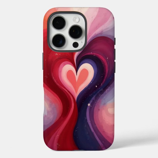 iPhone 16 Proケース(AbstractLove) Case-Mate iPhoneケース (裏面)