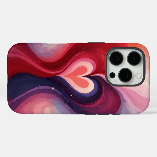 iPhone 16 Proケース(AbstractLove) Case-Mate iPhoneケース (裏面 (横))