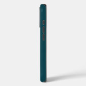 iPhone 16 Pro エレガントなクジャクのケース カバー (裏面 / 左)