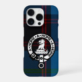 iPhone 16 Pro Case - Hume Ancient Tartan & Crest iPhoneケース (裏面)