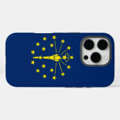 iPhone 16 Pro Case-Mate インディアナ州の旗 iPhoneケース (裏面 (横))