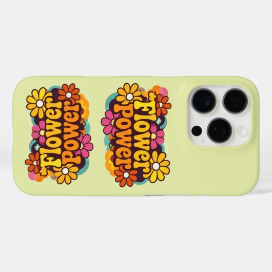 iPhone 16 Pro Cases | Electronics | Retro Floral Case-Mate iPhoneケース (裏面 (横))