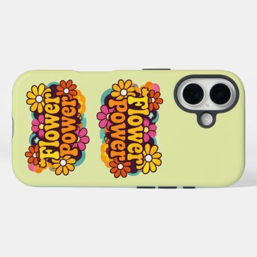 iPhone 16 Pro Cases | Electronics | Retro Floral Case-Mate iPhoneケース (裏面 (横))