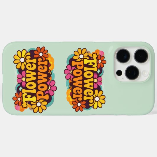 iPhone 16 Pro Cases | Electronics | Retro Floral Case-Mate iPhoneケース (裏面 (横))