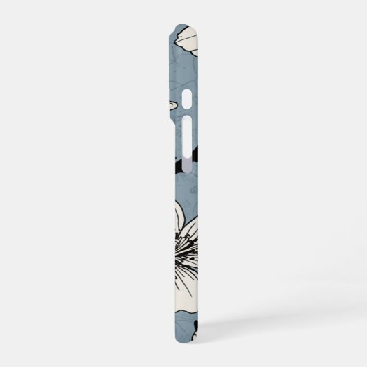 Iphone 16 Pro lightweight case with Cherry Blossom iPhoneケース (左側面)