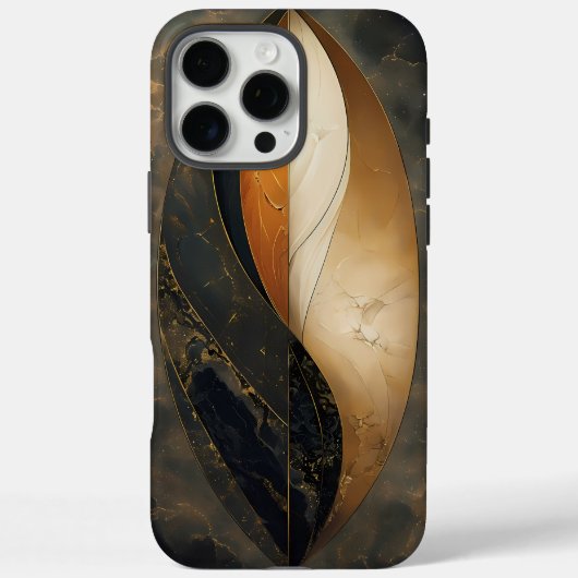 iPhone 16 Pro Maxケースと抽象芸術コズミックアート Case-Mate iPhoneケース (裏面)