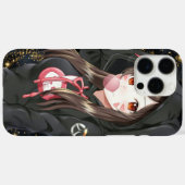iPhone 16 Pro Maxケースブラック,ガーリーアニメ Case-Mate iPhoneケース (裏面 (横))