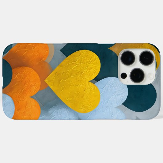 iPhone 16 Pro Max用ハート壁紙 Case-Mate iPhoneケース (裏面 (横))