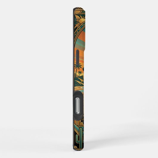 iPhone 16 Pro Max Case ,Wild Black Horse Freedom iPhoneケース (右側面)