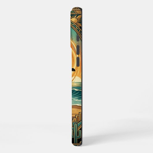 iPhone 16 Pro Max Case ,Wild Black Horse Freedom  iPhoneケース (左側面)