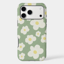 iPhone 17用フラワー柄ケース