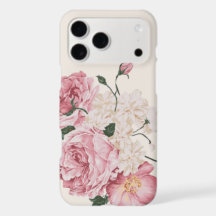 iPhone 17用フラワー柄スマホケース