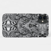 iphone 4ケースの花柄の抽象芸術の背景 Case-Mate iPhoneケース (裏面(横))