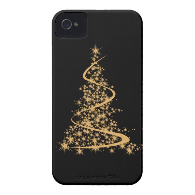 iphone 4 ケースグリジー金ゴールドクリスマス Case-Mate iPhoneケース (裏面)