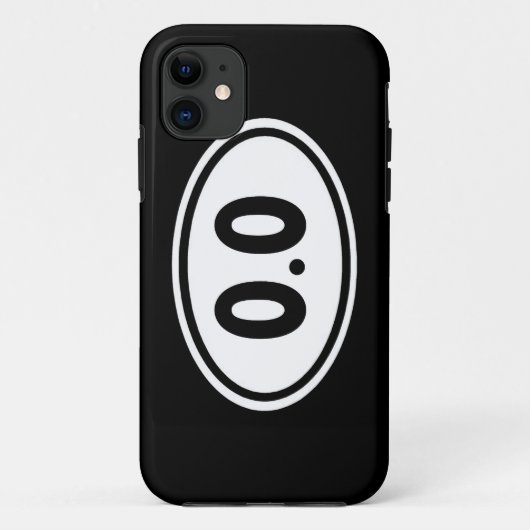 iPhone 5おもしろいな0.0私は場合のユーモアを走りません Case-Mate iPhoneケース (裏面)