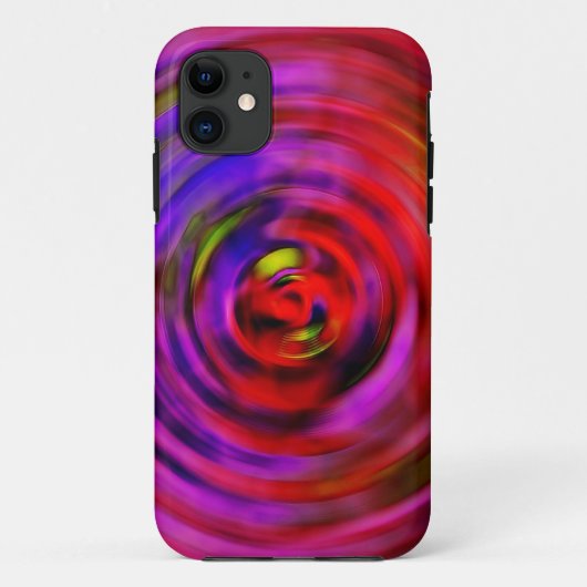 iPhone 5かろうじてケース熱ピンクのスパイラル Case-Mate iPhoneケース (裏面)