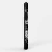 iPhone 5かろうじてケース白オンブラック Case-Mate iPhoneケース (裏面/右)