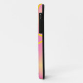 iPhone 5のやっとそこに場合のピンクの黄色い花 Case-Mate iPhoneケース (裏面/左)