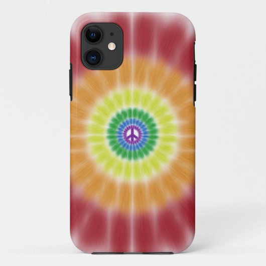 iPhone 5のやっとそこに場合、虹の平和破烈 Case-Mate iPhoneケース (裏面)