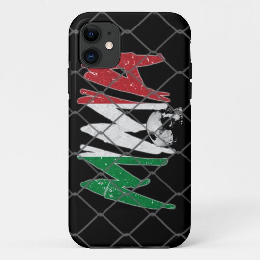 iPhone 5のイタリアMMAの黒 Case-Mate iPhoneケース (裏面)