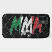 iPhone 5のイタリアMMAの黒 Case-Mate iPhoneケース (裏面(横))