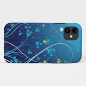 iphone 5のオーシャンブルーの花の箱 Case-Mate iPhoneケース (裏面(横))