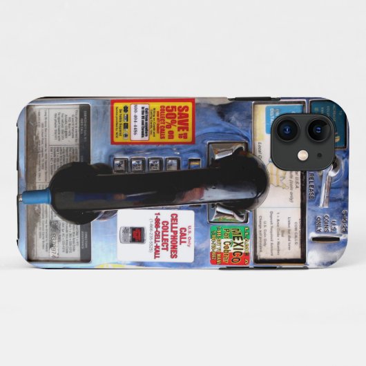 iPhone 5の公衆電話の箱のレトロの古い学校のデザイン Case-Mate iPhoneケース (裏面(横))