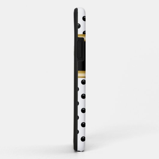 iPhone 5の場合によって宝石で飾られるモノグラム Case-Mate iPhoneケース (裏面/右)