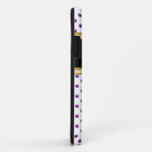 iPhone 5の場合によって宝石で飾られるモノグラム Case-Mate iPhoneケース (裏面/右)